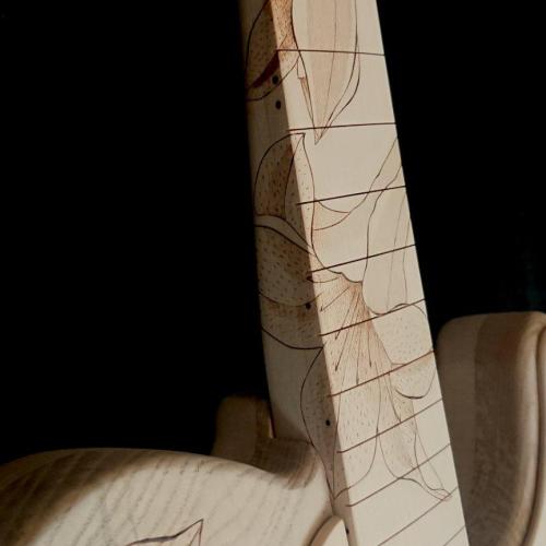 Pyrocaster sur Telecaster WoodyLutherie - La Brûleuse de Bois